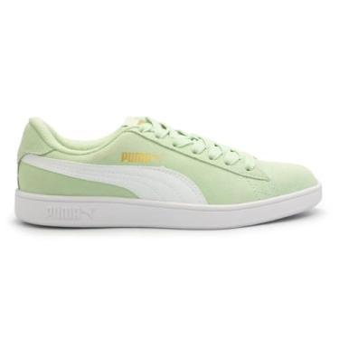 Imagem de Tênis Puma Feminino Smash V2 Bdp Wns Fresh Mint-puma White 386162 10 40