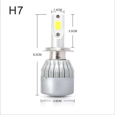 Imagem de Par Super Led Mini 20000lumens H1 H3 H7 H4 H11 Hb4 Hb3 6500k