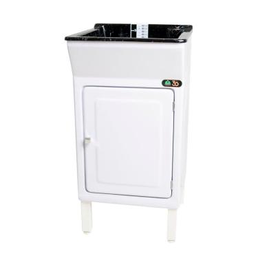 Imagem de Tanque De Lavar Roupa Fiberblu Viena 20L Granitado Preto