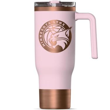 Imagem de Hydrapeak x WNBA Voyager Minnesota Lynx 1,134 g oficialmente licenciado com alça e tampa de canudo, copo isolado à prova de vazamento, compatível com suporte de copo