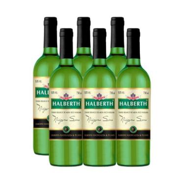 Imagem de Vinho Niagara Halberth Branco Seco 750ml Kit 6 Unidades