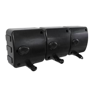 Imagem de Varal Retrátil Automático Stendmax, 3 Módulos com 3 Cordas de 6 metros Cada, Cor Preta, Maxeb.