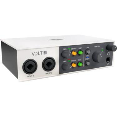 Imagem de interface de audio，Placa de som profissional de canal duplo com USB 2.0