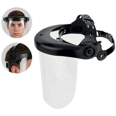 Imagem de Máscara Protetor Facial 8 Pol Viseira Incolor Proteção UV/IR Jabre EPI Delta Plus