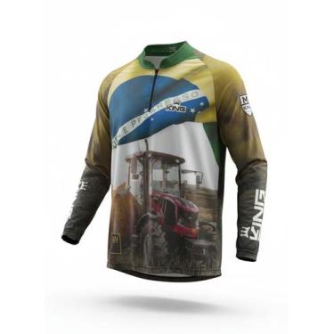 Imagem de Kit 2 Unidades Camisetas Do Agro Sortidas Proteção Uv +50 - KING BRASI