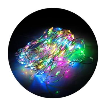 Imagem de Pisca Pisca LED Fio de Fada 2m com 20 LEDs – Ideal para Festas, Casamentos, Natal, Aniversários e Decoração de Fotos (Colorido)