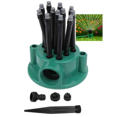 Imagem de Aspersor Pulverizador Irrigaçao 360 Graus Canteiro Quintal Jardim Mangueira Rega Planta Gramado Horta Ar Livre