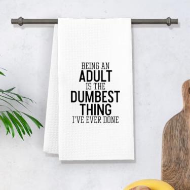 Imagem de Pano de prato de cozinha com tema engraçado pano de secagem rápida absorvente retrô atrevido senhora pano de prato toalha de prato reutilizável toalha de prato atencioso presente para anfitriã mãe-5