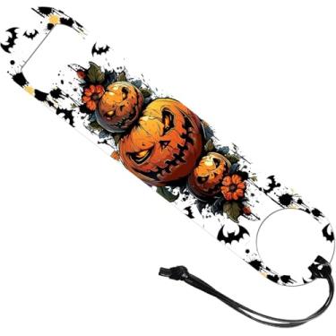 Imagem de Abridor de lata de abóbora para o dia das bruxas, inverno, tampa de cerveja, levantador, ferramenta de barra de aço inoxidável, barman, abridor plano, chave para casa, bar, restaurante, pub