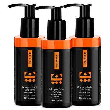 Imagem de Kit 03 Balm Para Barba Goot Wood Embaixador 120Ml