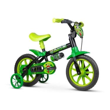 Imagem de Bicicleta Infantil Bicicleta Infantil Aro 12 Menino Nathor Black-Masculino