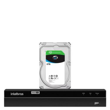 Imagem de Dvr 8 Canais Mhdx 1208 Com Detecção Inteligente de Movimento Com Hd 6 TB - Intelbras