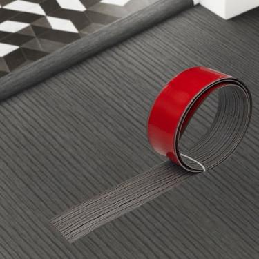 Imagem de Vedação autoadesiva à prova de intempéries, tira de transição de piso - vedação de limiar à prova de intempéries, cobertura de lacuna para costuras de porta de garagem e piso (1,5 m × 5 cm, cinza)