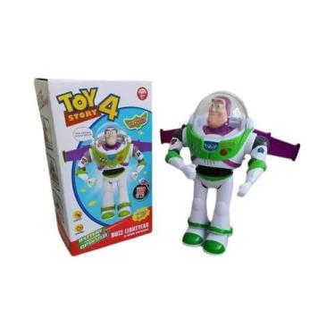 Imagem de Boneco Robô Elétrico Buzz Lightyear Toy Story Figura De Ação Da Pixar 