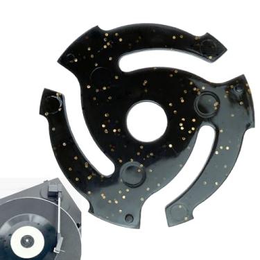 Imagem de Adaptador de gravação 45, inserção de adaptador de gravação - acessório de inserção para audiófilos iniciantes, ouvintes casuais, amantes de música, usuários de equipamentos de DJ, colecionadores