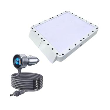 Imagem de Starlink Mini Case Veicular Imã + Cabo Alimentação 3M Carro (Branco)