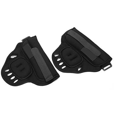 Imagem de lyrlody 1 Par de Luvas de Treino Com Peso de 2,5kg, Tecido Composto de Borracha, Conforto Aumentado e Orifícios para Dedos para Melhor Desempenho, Ideal para Boxe e Cardio