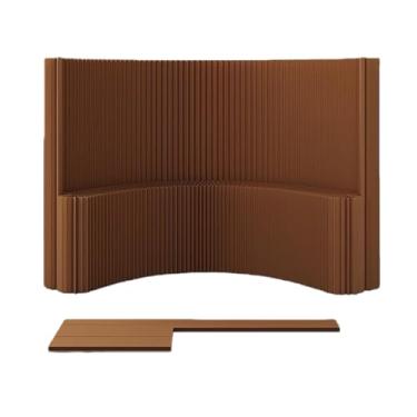 Imagem de Room divider Divisória de Ambientes Dobrável com Prateleira de Armazenamento, Sanfona Flexível com Tela de Privacidade Decorativa Expansível, Divisória Independente(6-7MX2M)