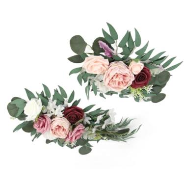 Imagem de Naroote Elegante Conjunto de Ganhos Florais Artificiais de Longa Duração Flores Artificiais de de Casamento para Festivais de Arcos de Casamento (190.00)