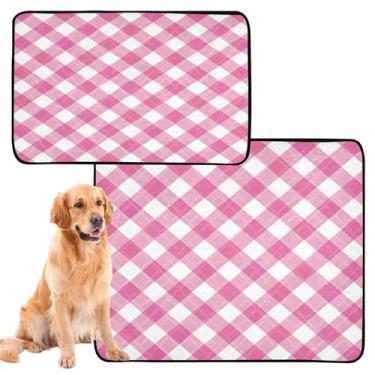 Imagem de CEBUGI Almofadas de xixi laváveis para cães, pacote com 3, almofadas impermeáveis para filhotes de cachorro, antiderrapante, à prova de vazamento, para cama de cercadinho