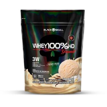 Imagem de Whey 100% Hd Gourmet Refil 900g - BlackSkull-Unissex