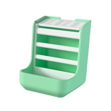 Imagem de Generic Suporte para feno para coelhos, dispensador de feno portátil para coelhos, comedouro premium para porquinhos-da-índia, Verde