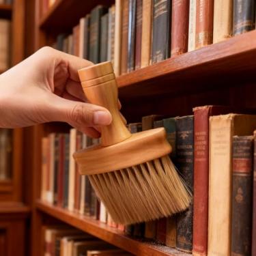 Imagem de Escova de limpeza ranhurada, cabo compacto de plástico durável de 15 cm para janelas, mesas, cozinha, uso doméstico e hotel, amarelo