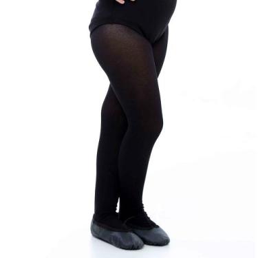 Imagem de Meia Calça Helanca Só Dança Preta, 0
