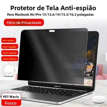 Imagem de Protetor De Tela Anti-espião E Anti-reflexo Para MacBook Air 13 13.6 1