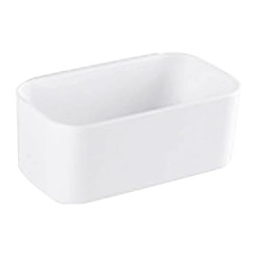 Imagem de LiebeWH Caixa de Armazenamento Montada na Parede, Organizador Autoadesivo de Plástico, Prateleira de Parede Multifuncional para Cozinha e Banheiro, Tamanho 5,28x3,03x2,01in