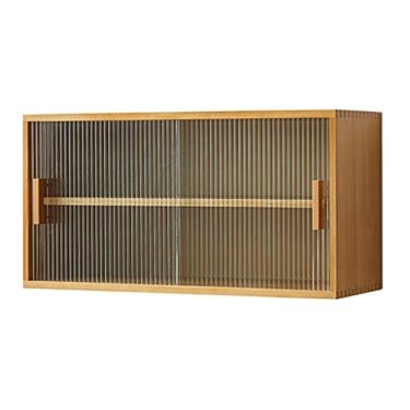 Imagem de Armário de cozinha independente de várias camadas de madeira maciça e armário de armazenamento montado na parede – Aparador versátil para casa, restaurante e soluções de organização de entrada