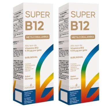 Imagem de KIT 2X Super Vitamina B12 Metilcobalamina Sublingual 20ml - Natulha Sa