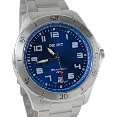 Imagem de Relógio Orient Analógico Masculino Prateado MBSS1155A D2SX, Prata