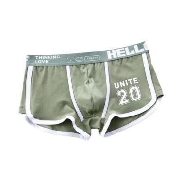 Imagem de Cuecas Boxer Masculinas De Algodão 1/3/4 Pacote Sexy Confortáveis Para