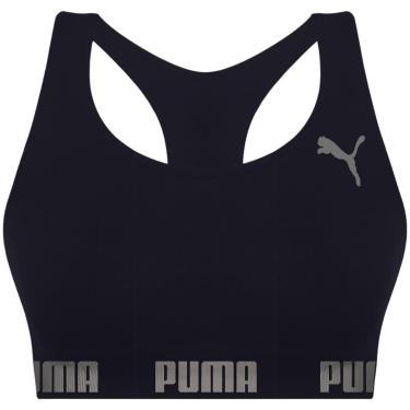 Imagem de Top Puma Feminino Alta Sustentação Fitness Fit Para Academia Treino Corrida-Feminino