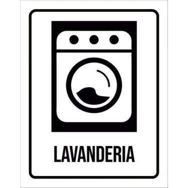 Imagem de Placa Acm Setor Lavanderia 18X23 - Sinalizo
