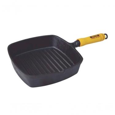 Imagem de Frigideira Ferro Fundido Frisada Cook Grill - 22X22Cm