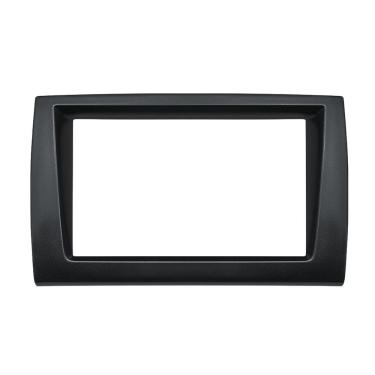 Imagem de Contra Frente Plastica Permak Fiat Bravo 2 Din Preta