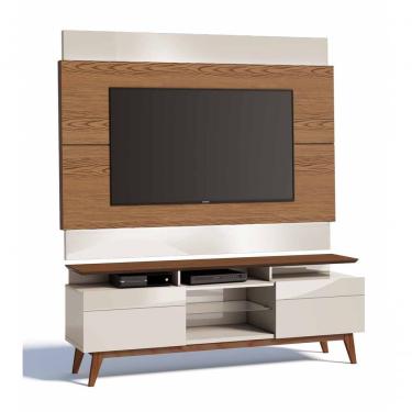 Imagem de Rack Com Painel Classic +2g 1.8 Freijó Com Off White - Imcal Móveis