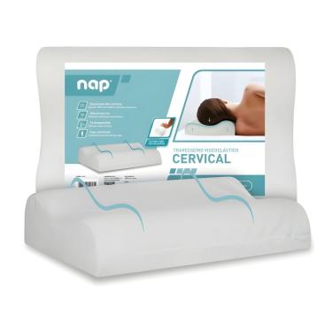 Imagem de Travesseiro Viscoelástico Comfort Cervical – Suporte e Conforto para um Sono Reparador