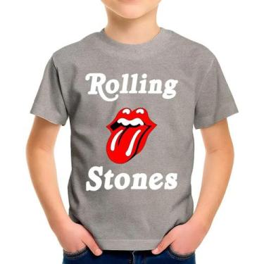Imagem de Camiseta Camisa Infantil Juvenil Banda de Rock The Rolling Stoness Md2