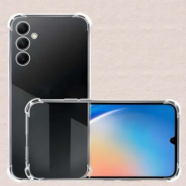 Imagem de Capinha TPU Transparente Anti Impacto Compatível com Samsung Galaxy A06 A34 A54 A55 A16 S23 S24