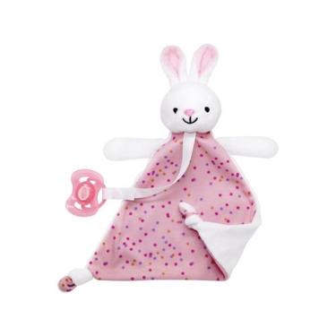 Imagem de Naninha Para Bebê Com Prendedor de Chupeta Porta Bico Macia Paninho In