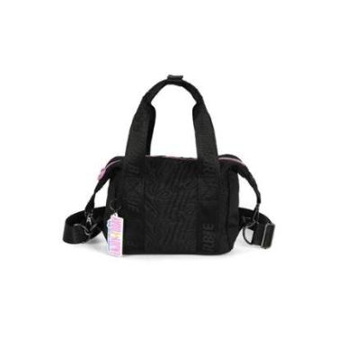 Imagem de Bolsa Bucket Pequena Transversal Náilon Matelasse Barbie-Feminino