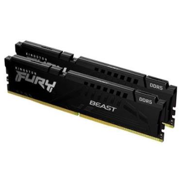 Imagem de Memória RAM Kingston Fury Beast, 32GB (2x16GB), 5200MHz,DDR5,CL40, para Intel XMP, - KF552C40BBK2-32-Unissex