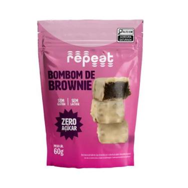 Imagem de Bombom Zero Açúcar Brownie Branco Repeat 60g