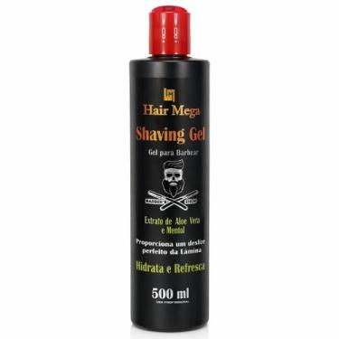Imagem de Shaving Gel Hair Mega 500ml Profissional Aloe Vera E Mentol