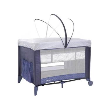 Imagem de Berço Portátil Cosco Kids Nanny 2 Níveis de Altura - 0 a 18kg Azul, Az