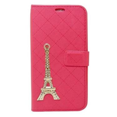 Imagem de Capa Capinha Carteira Para Galaxy LG X Power Flip Case Coruja Strass B