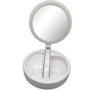 Imagem de Espelho Luminária Maquiagem Articulável Foldaway Mirror - Importado